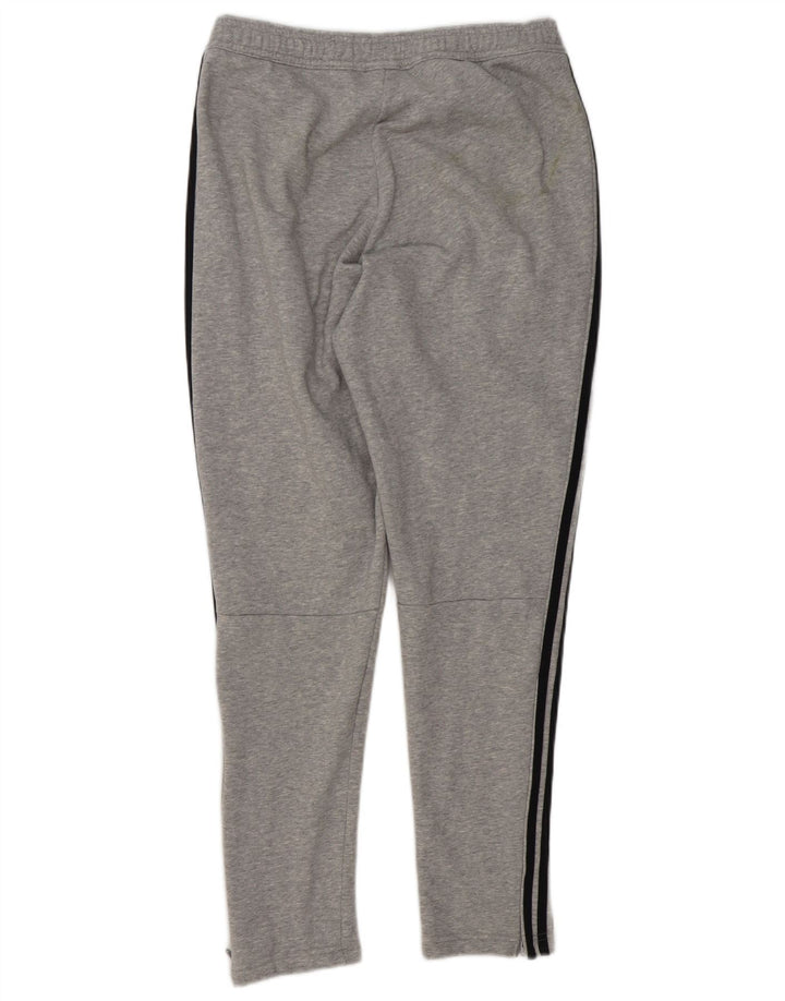 Pantaloni da tuta da uomo Adidas in cotone grigio medio