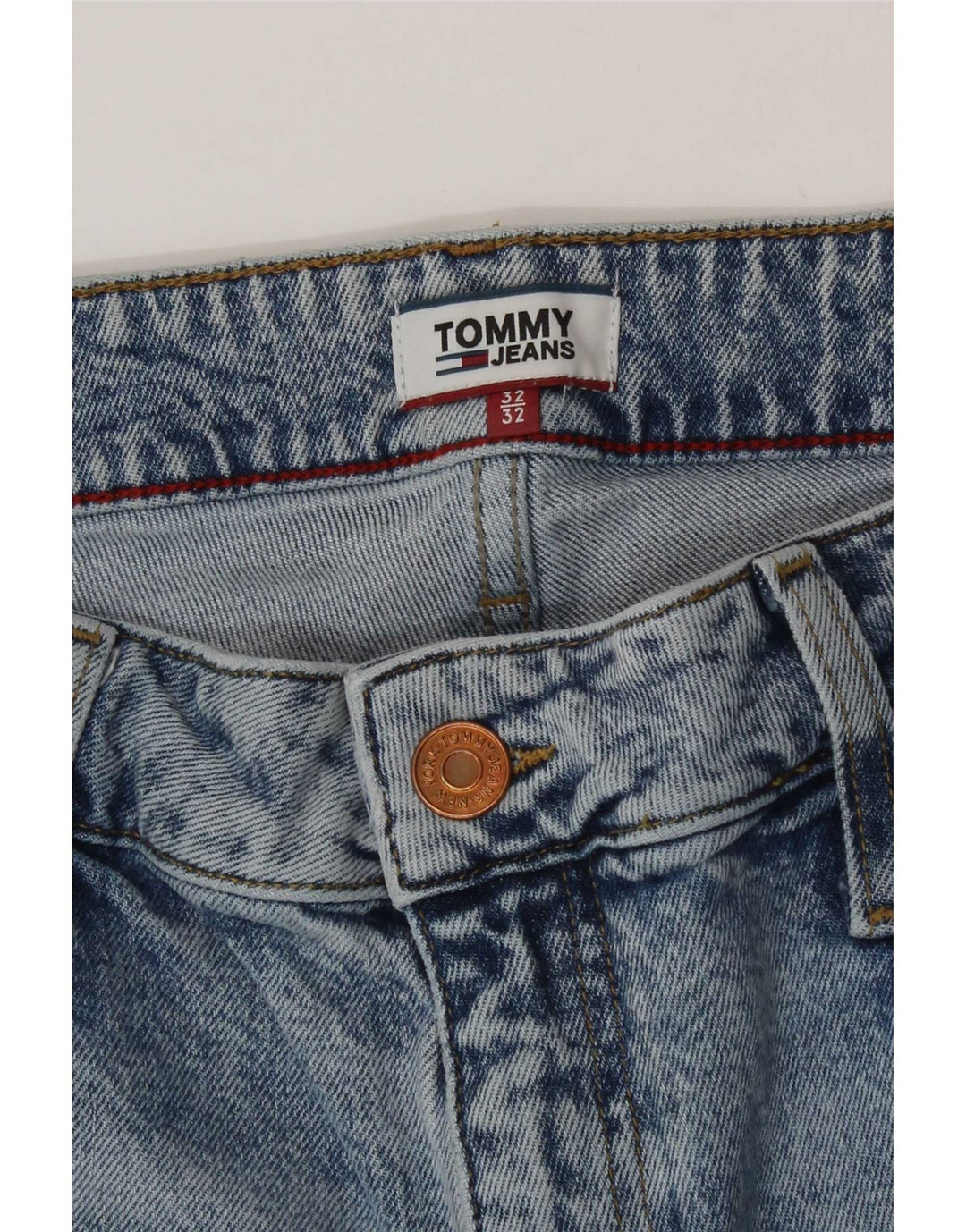 Jeans bootcut da donna Tommy Hilfiger W32 L26 cotone blu