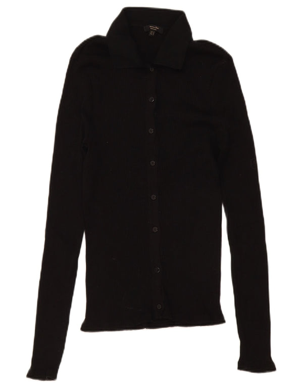 Top cardigan da donna Massimo Dutti UK 12 medio nero
