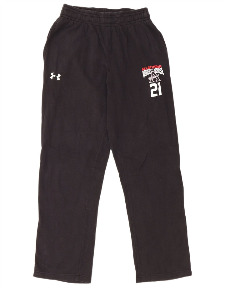 Pantaloni da tuta con grafica da uomo UNDER ARMOUR cotone medio nero