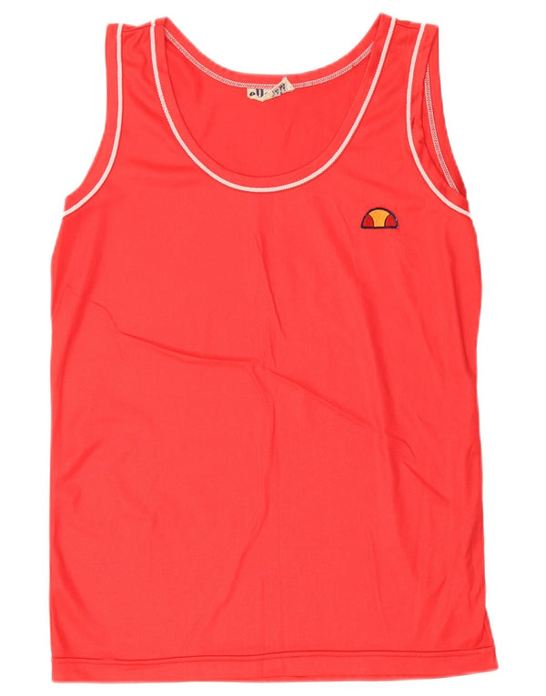 Ellesse Mens Vest Top Medium Pink Polyamide