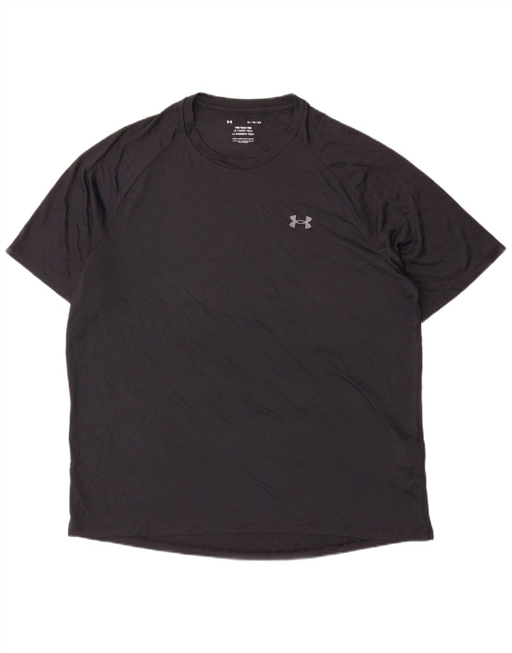 Maglietta da uomo UNDER ARMOUR XL nera in poliestere
