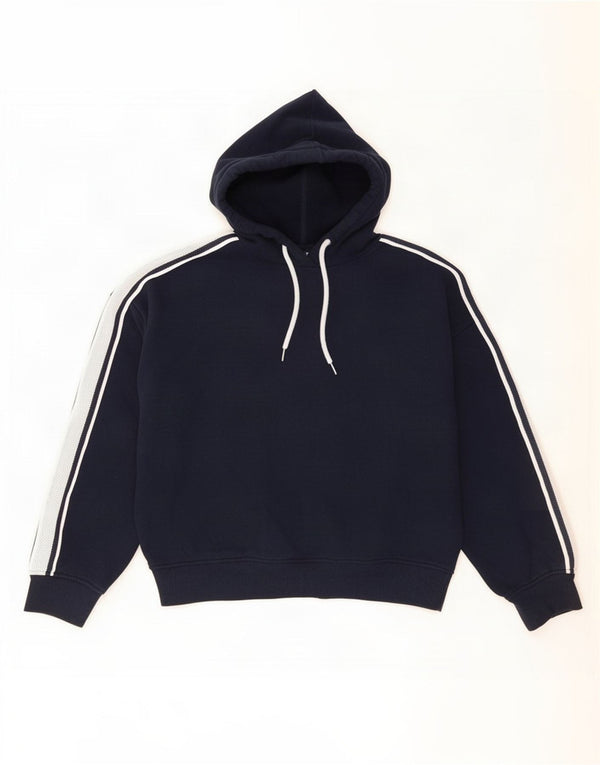Maglione con cappuccio oversize da donna Marks & Spencer UK 14 medio blu navy