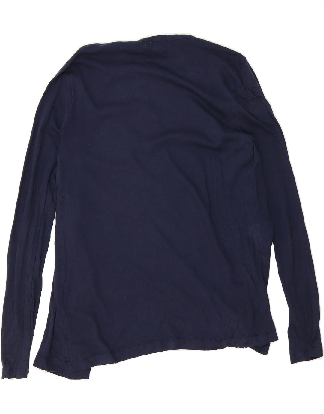 J. CREW Womens Open Cardigan Sweater UK 10 Small Navy Blue Cotton Vintage J. Crew and Second-Hand J. Crew from Messina Hembry 