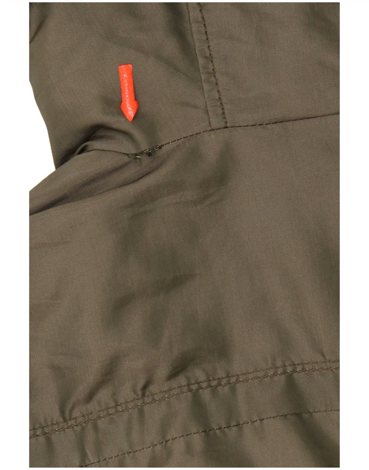 PEUTEREY Piumino Donna con Cappuccio IT 42 Verde Medio Poliammide