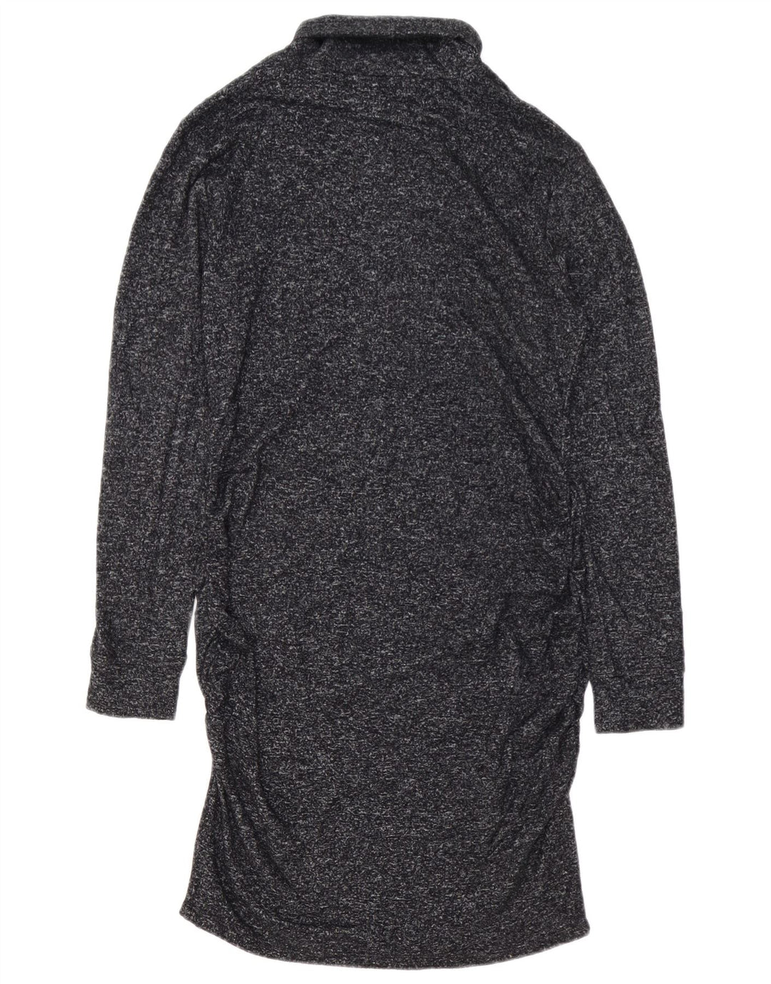 Abito maglione da donna Athleta con collo alto UK 14 Rayon screziato blu navy medio