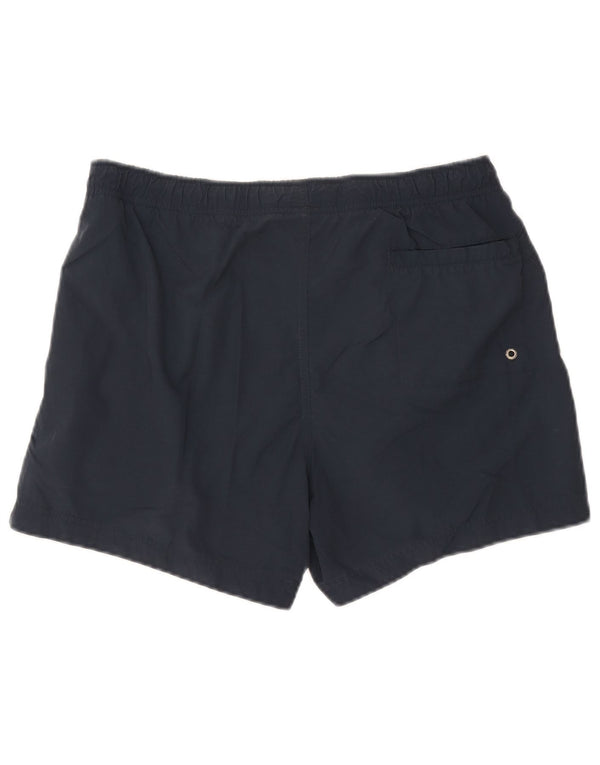 Pantaloncini da bagno da uomo Champion Large in poliammide a righe blu navy