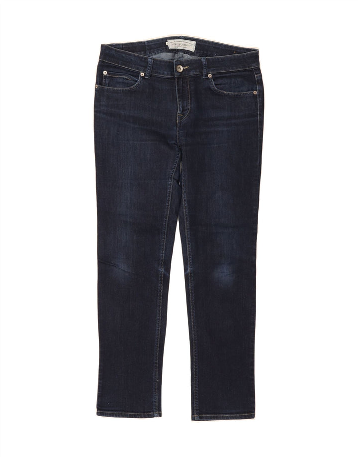 HENRY COTTONS Womens Slim Jeans W30 L28 Navy Blue Vintage Henry Cottons and Second-Hand Henry Cottons from Messina Hembry 