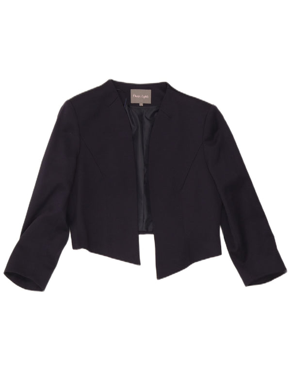 Giacca bolero aperta da donna con maniche a 3/4 Phase Eight UK 14 Large Blu Navy