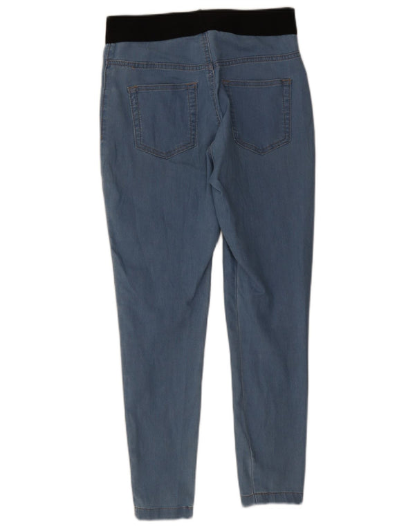 Marks & Spencer Womens Jegging Jeans UK 12 Medium W30 L26 Blue Colourblock