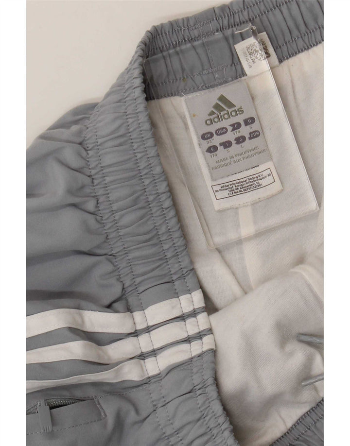 Pantaloni da tuta da uomo Adidas Joggers in poliestere grigio medio