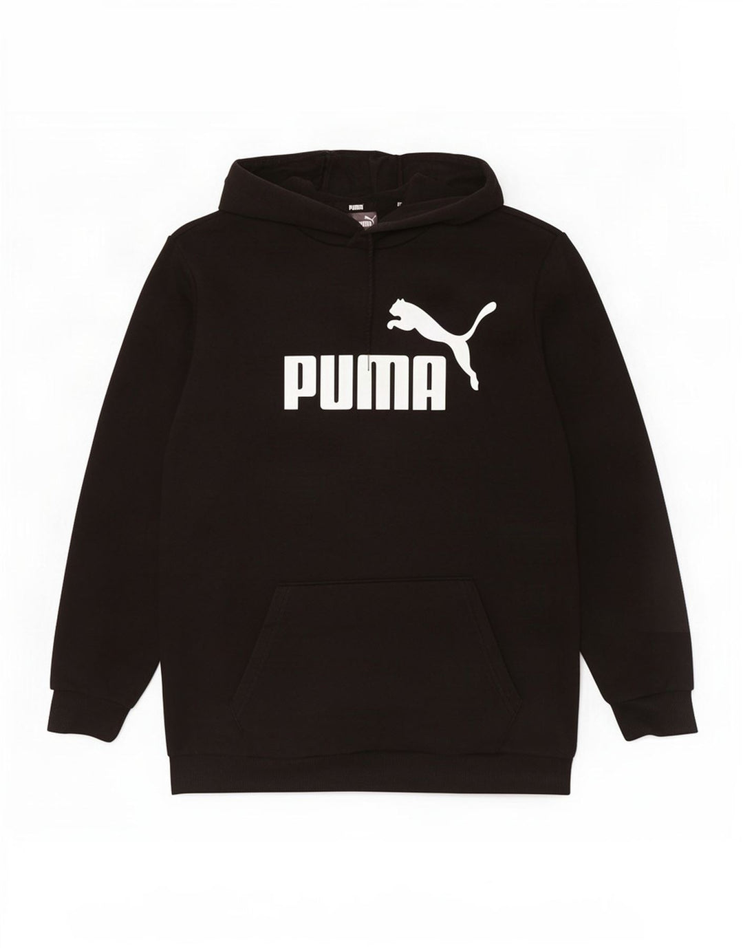 Felpa con cappuccio grafica da uomo Puma, cotone nero medio
