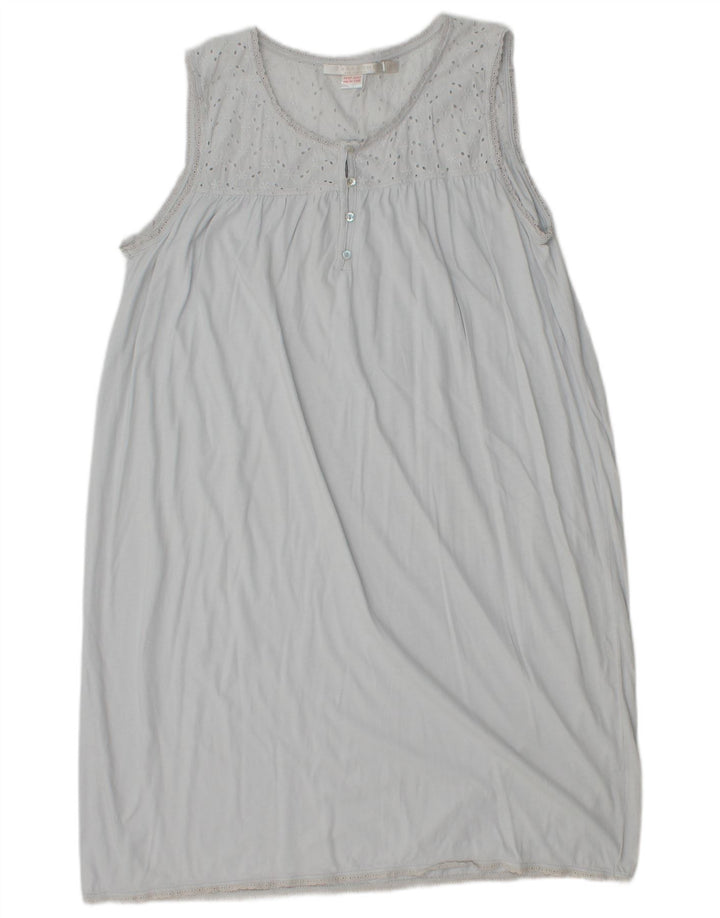 Abito a trapezio senza maniche da donna Zara UK 14 grande grigio