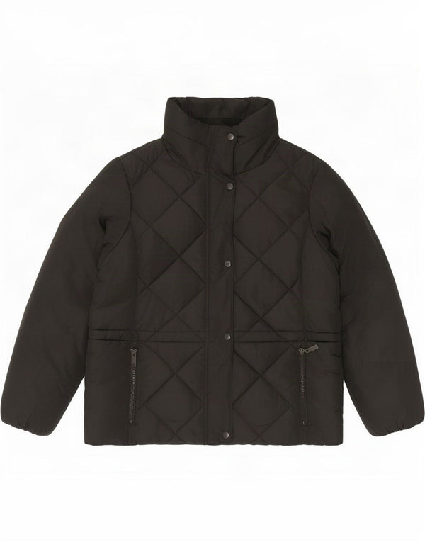 Giacca imbottita da donna Marks & Spencer UK 22 3XL poliestere nero