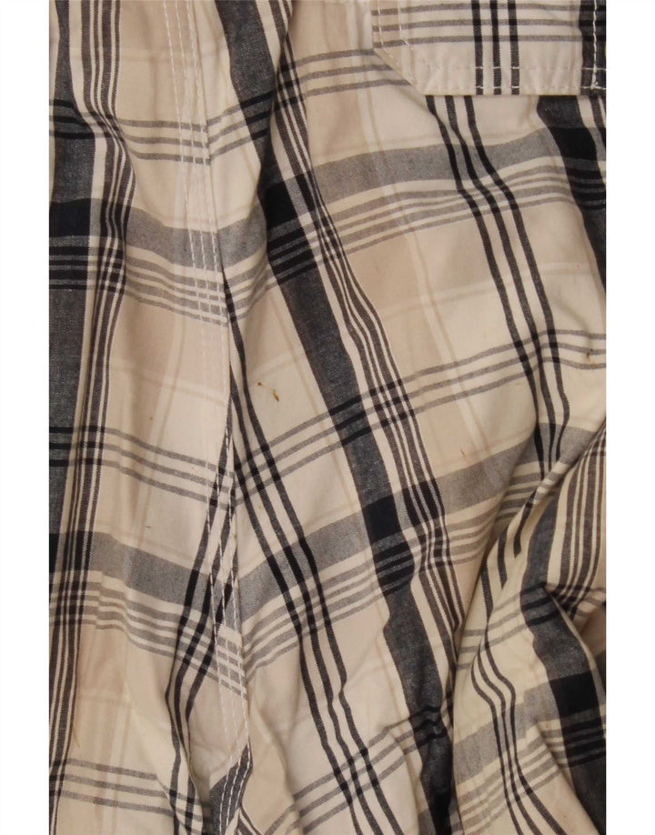 Pantaloncini cargo da uomo Lee Salopette W42 2XL Cotone a quadri beige
