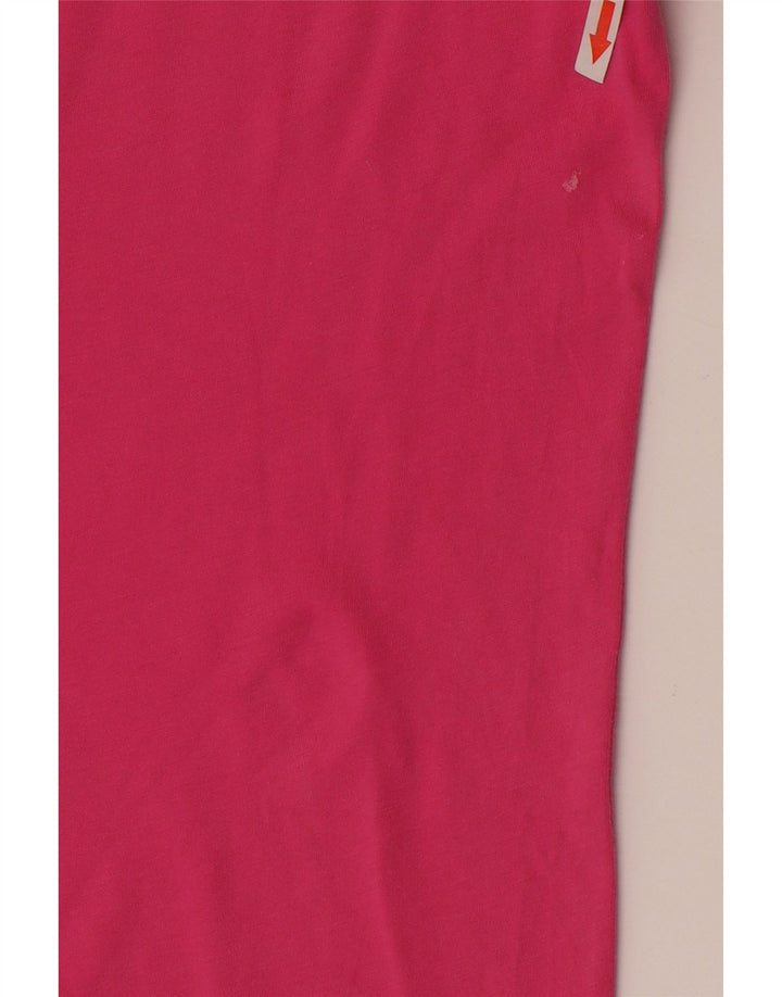 T-shirt grafica da uomo NIKE Top grande in cotone rosa