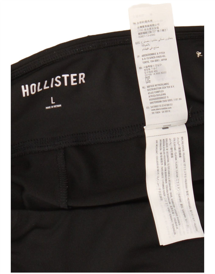 Leggings Hollister da donna UK 16 Large Nero in poliestere color block