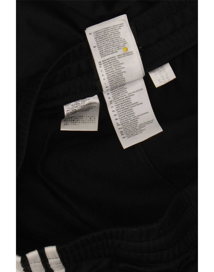 Pantaloni da tuta Adidas Clima 365 da uomo grandi in poliestere nero