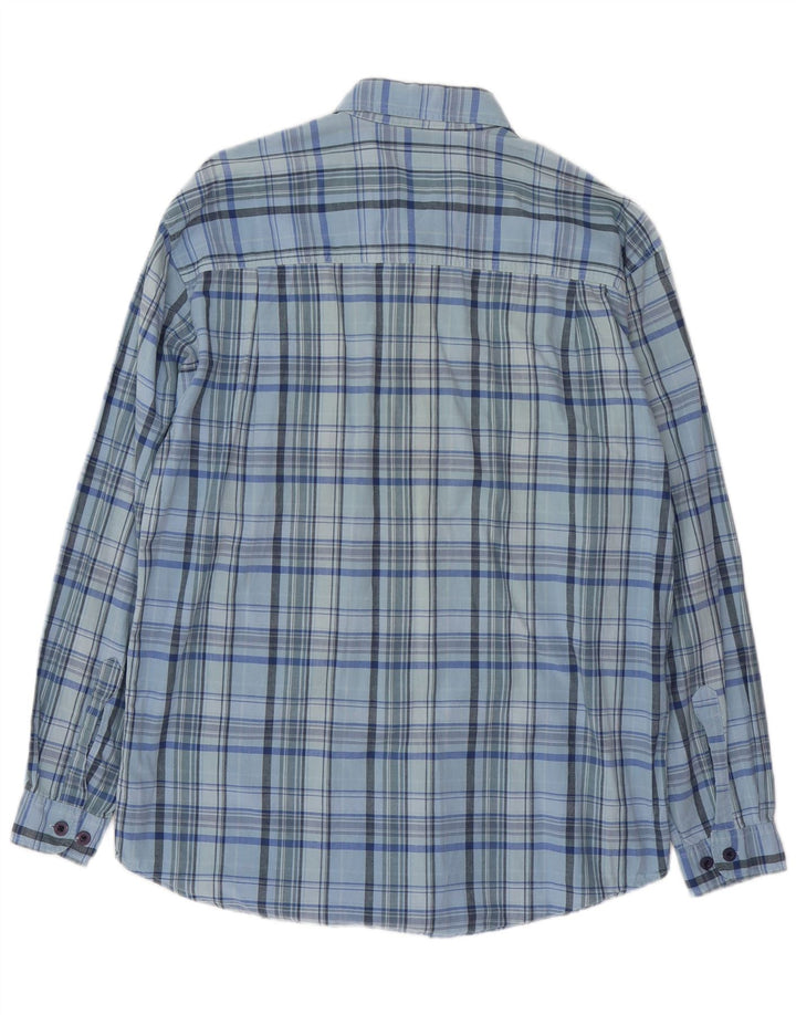 Camicia da uomo WRANGLER XL in cotone a quadri blu