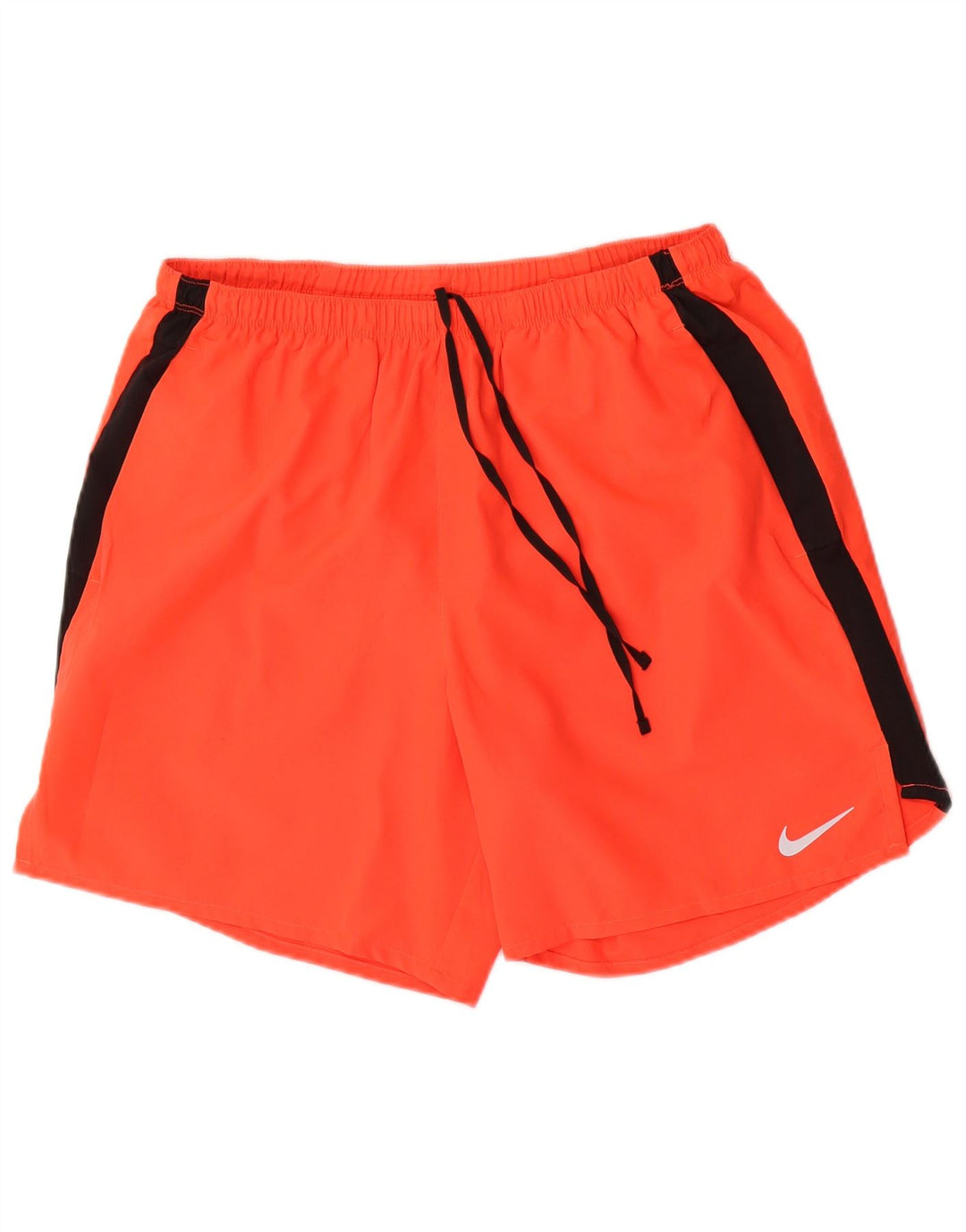 Pantaloncini sportivi Nike Dri Fit da uomo, grandi, in poliestere color block arancione