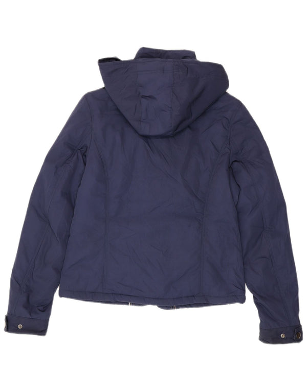 Giacca utility con cappuccio da donna Tommy Hilfiger UK 12 medio blu navy