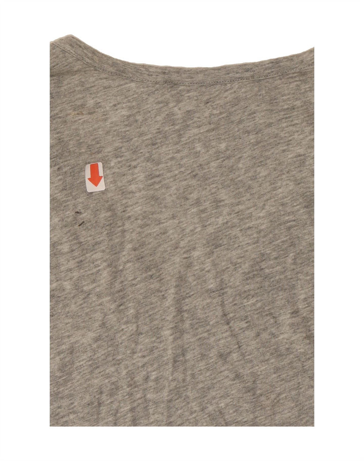 MICHAEL KORS Womens Top Long Sleeve UK 10 Small Grey Cotton Vintage Michael Kors and Second-Hand Michael Kors from Messina Hembry 