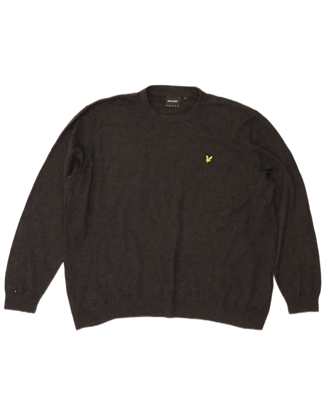 Maglione maglione girocollo da uomo Lyle & Scott 2XL cotone grigio