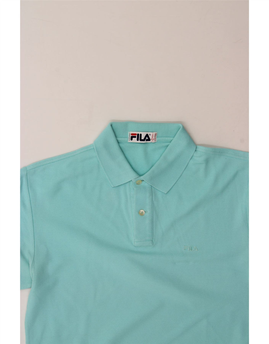 FILA Mens Polo Shirt XS Turquoise Vintage Fila and Second-Hand Fila from Messina Hembry 