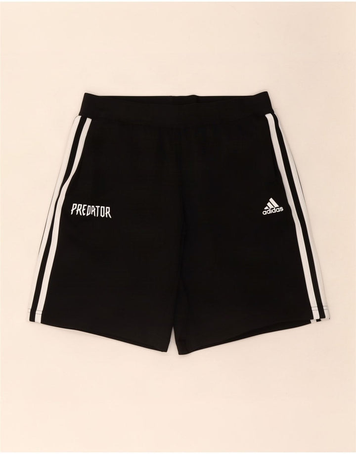 Pantaloncini sportivi Adidas Predator da ragazzo 13-14 anni in poliestere nero