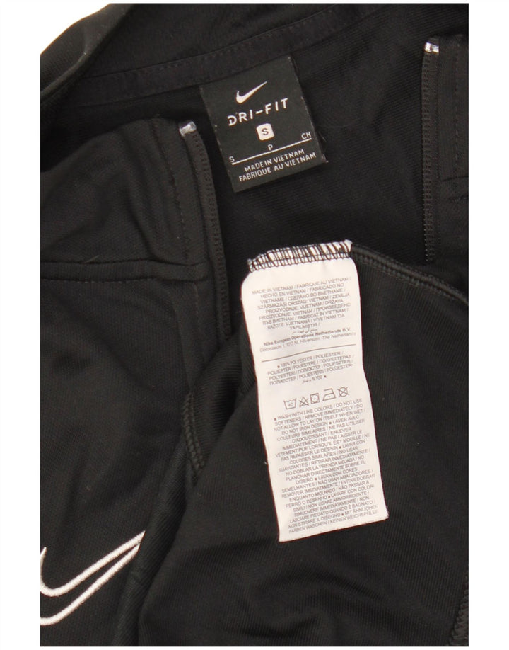 Giacca da ginnastica Nike Dri Fit Graphic da uomo, piccola, in poliestere nero