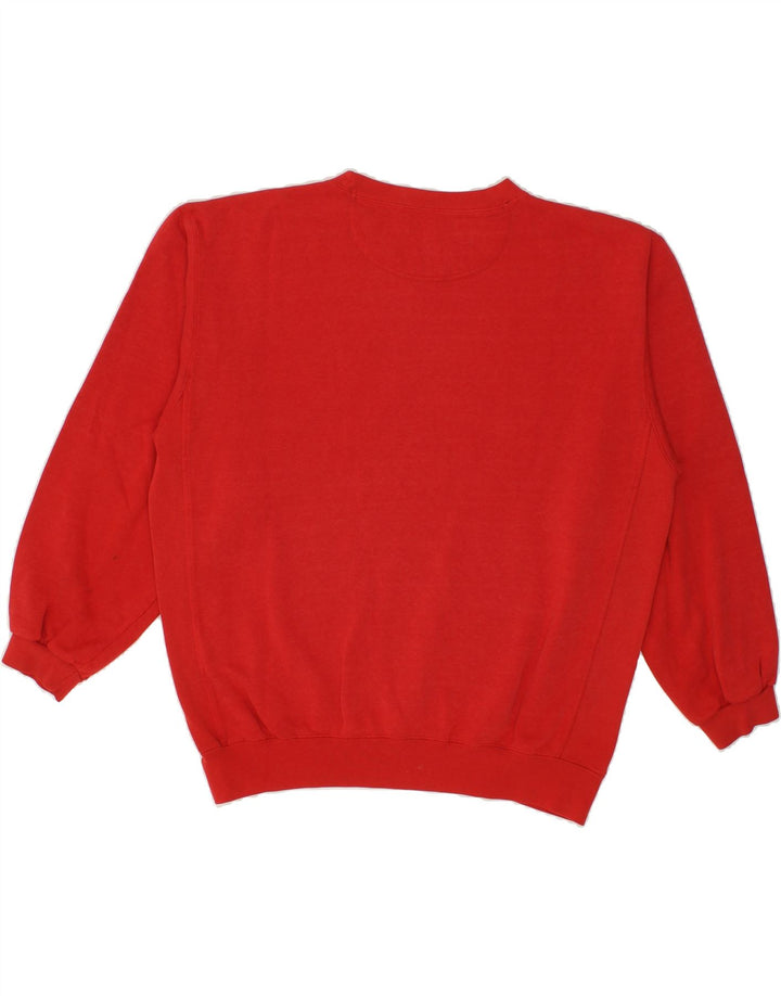 CHAMPION Mens Sweatshirt Jumper Large Red Vintage Champion and Second-Hand Champion from Messina Hembry 