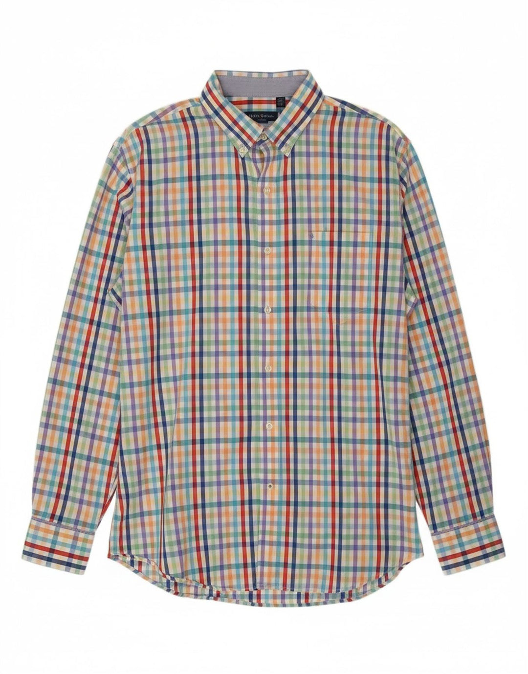 IZOD Mens Shirt XL Multicoloured Check Cotton Vintage Izod and Second-Hand Izod from Messina Hembry 