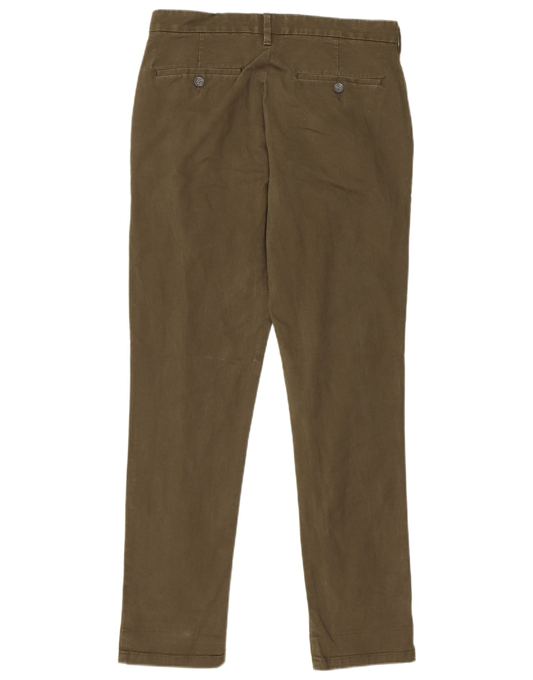 Pantaloni chino slim da uomo Marks & Spencer W32 L31 cotone kaki