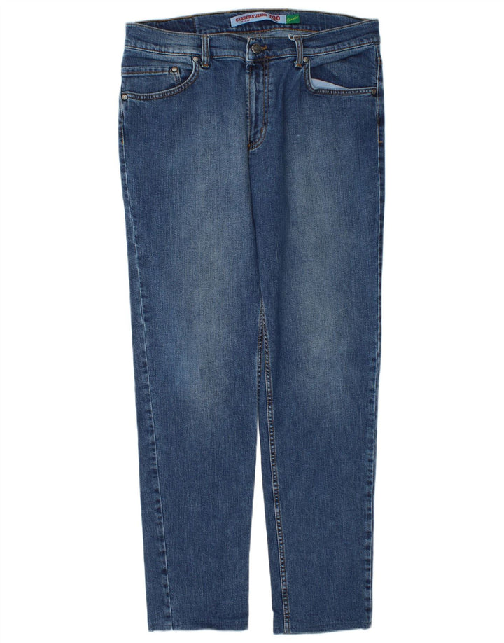 Jeans slim fit regolari da uomo Carrera W36 L30 cotone blu