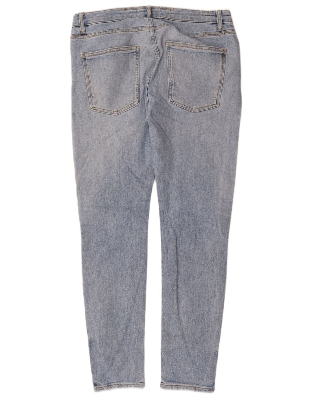 Jeans slim invecchiati da uomo Zara EU 40 medio W31 L30 cotone blu