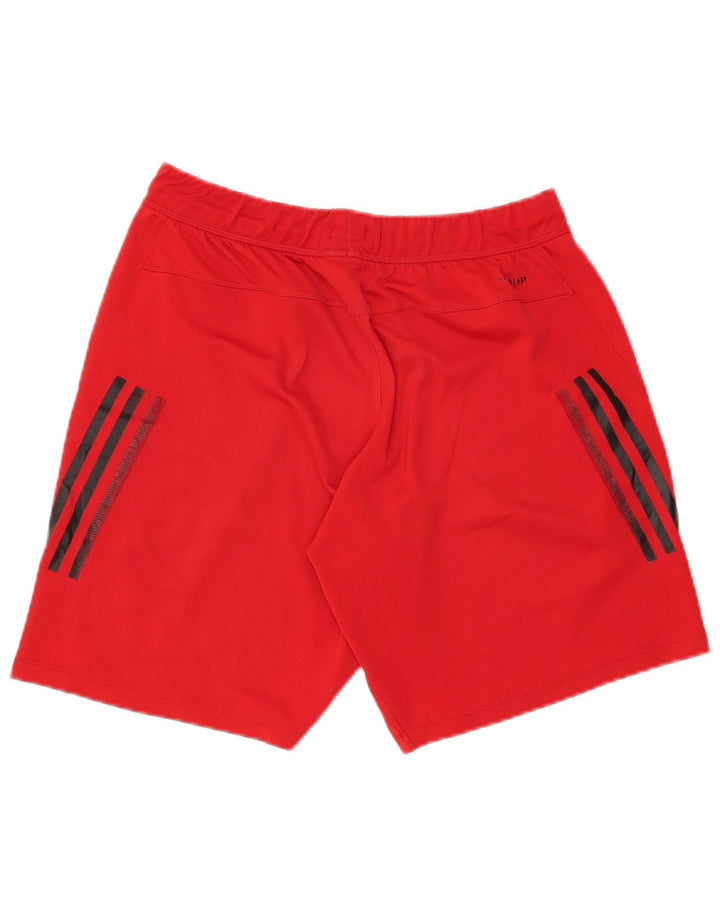 Pantaloncini sportivi Adidas Aeroready da uomo di grandi dimensioni in poliestere rosso