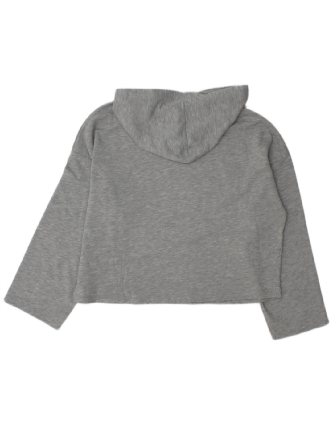 Maglione oversize con cappuccio da donna Zara UK 14 Poliestere grigio medio