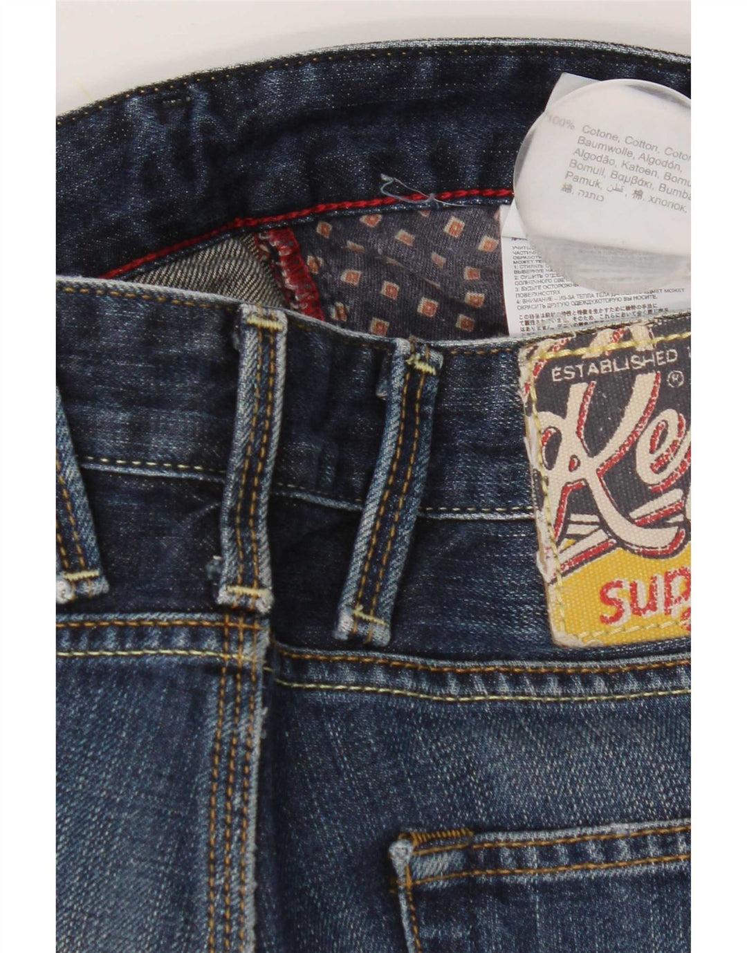 Replay Jeans Jeto Slim da uomo W34 L34 cotone blu
