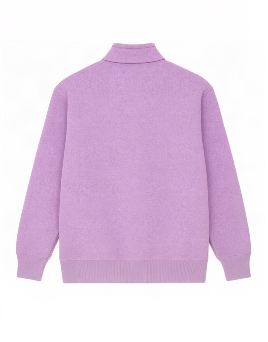 Maglione in pile da uomo Champion con zip e collo in poliestere viola medio