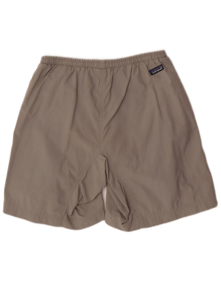 Pantaloncini sportivi da uomo Patagonia in nylon grigio medio