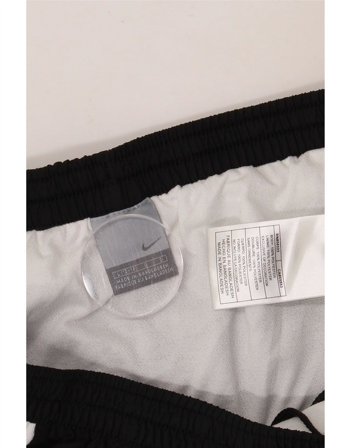 Pantaloncini sportivi da donna NIKE US 12/14 Large Nero Colourblock Poliestere