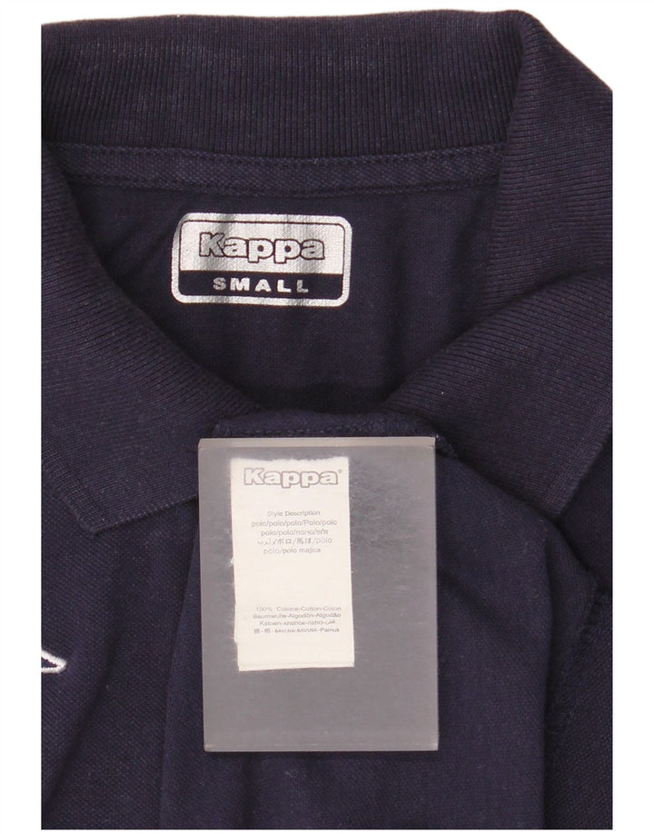 Polo Kappa Uomo Small Blu Navy in cotone