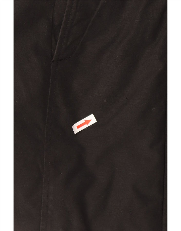 Giacca imbottita con cappuccio da donna Woolrich UK 14 cotone medio nero