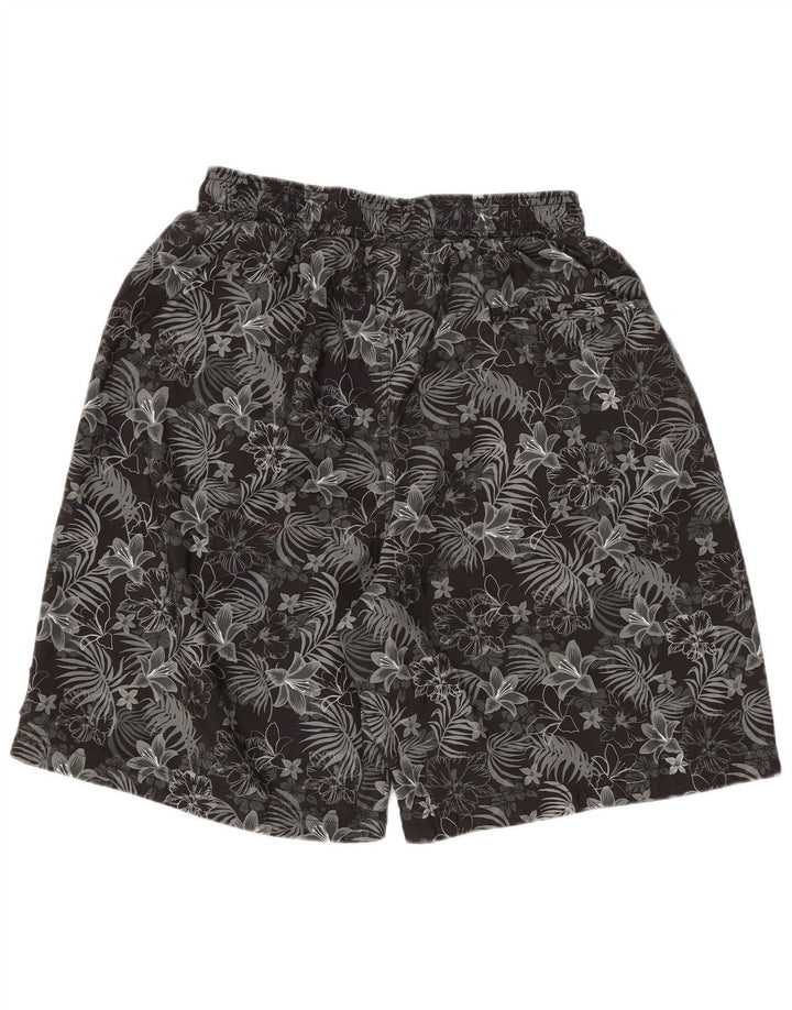 Pantaloncini da bagno da uomo Hot Tuna Poliestere floreale nero medio