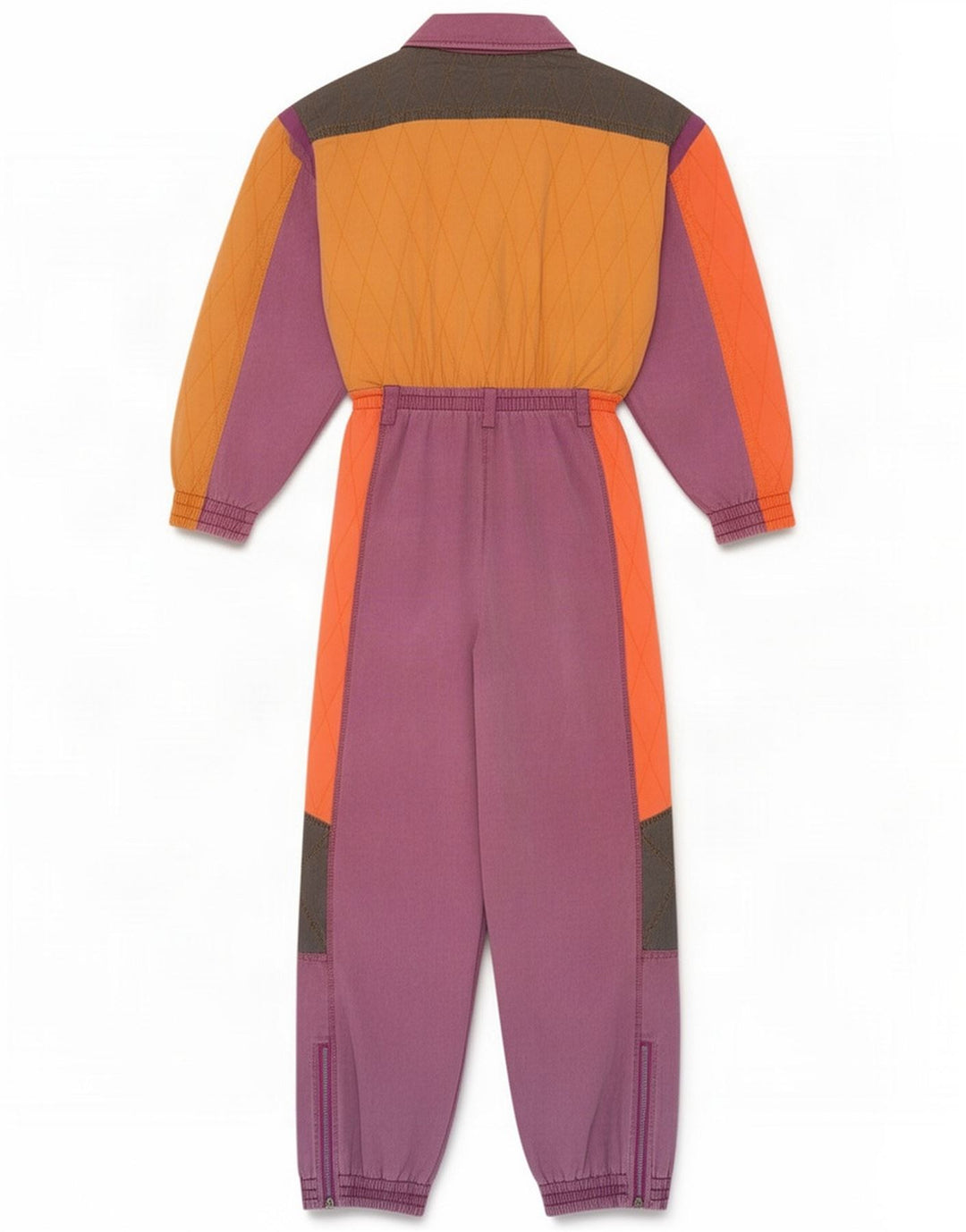 Tuta da sci grafica da donna Lutha UK 10 piccola multicolore Colourblock