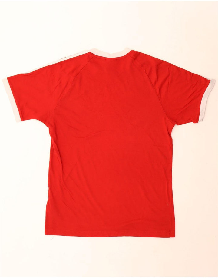 T-shirt da uomo Adidas Top rossa media in cotone