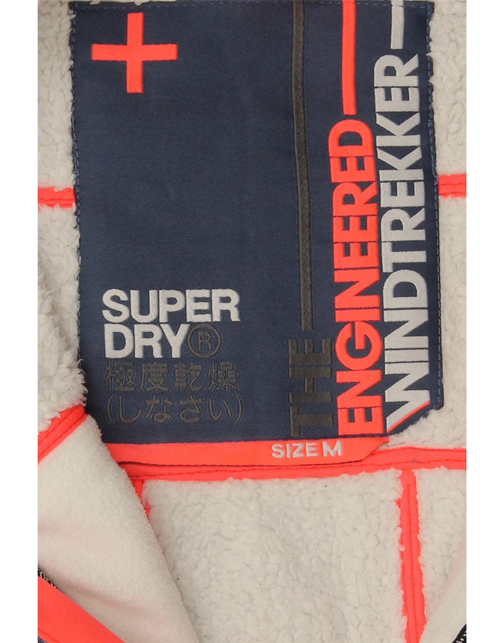 Giacca a vento con cappuccio da donna Superdry The Windtrekker UK 14 Blu medio