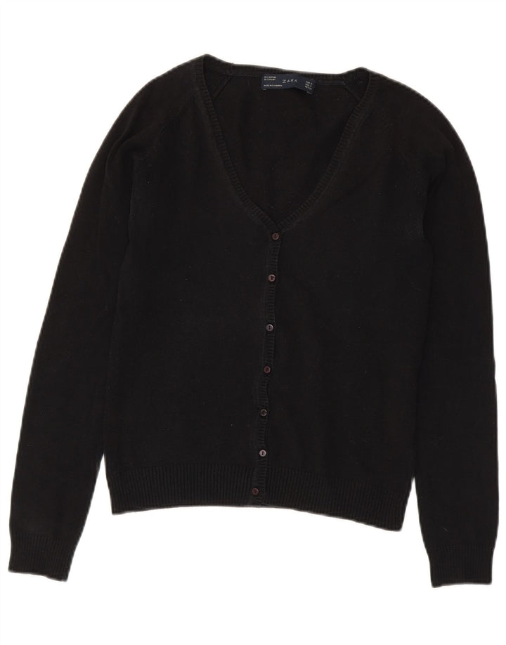 Maglione cardigan da donna Zara UK 10 piccolo nero