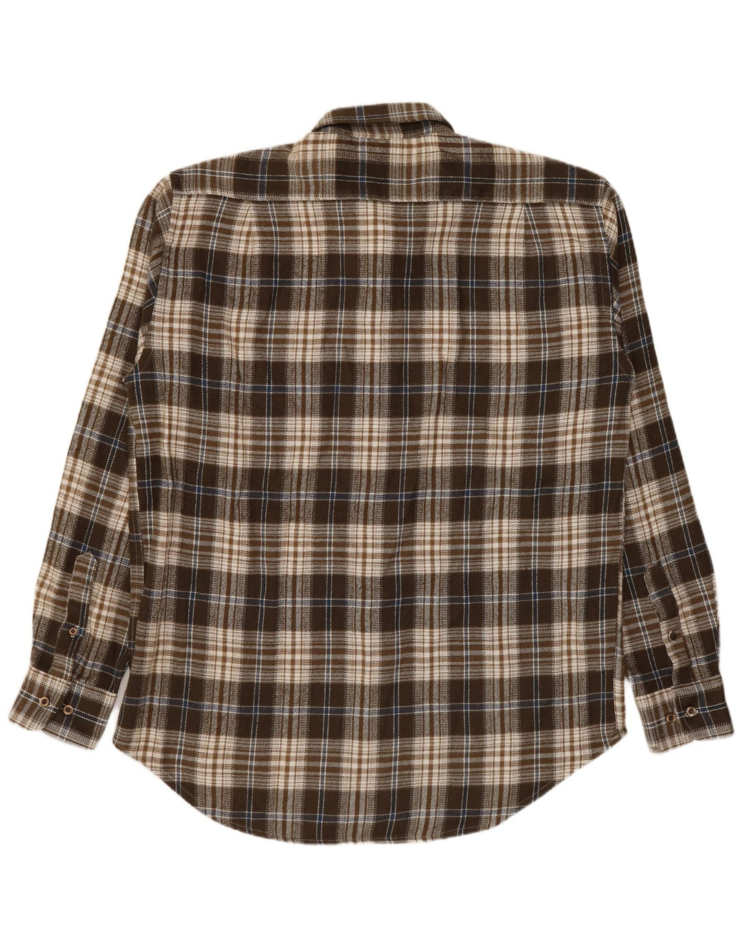 Camicia overshirt da uomo Nazca XL Acrilico a quadri marrone