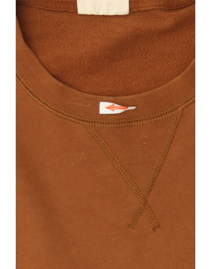 Marks & Spencer Felpa da uomo Maglione grande in cotone marrone